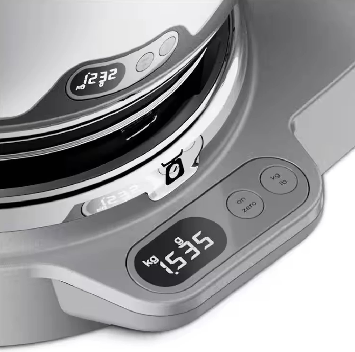 Robot kuzhine, Kenwood KVC85.004SI, 1200 W, dy tasë 5 L + 3.5 L, peshore EasyWeigh, DuoBowl, argjendtë