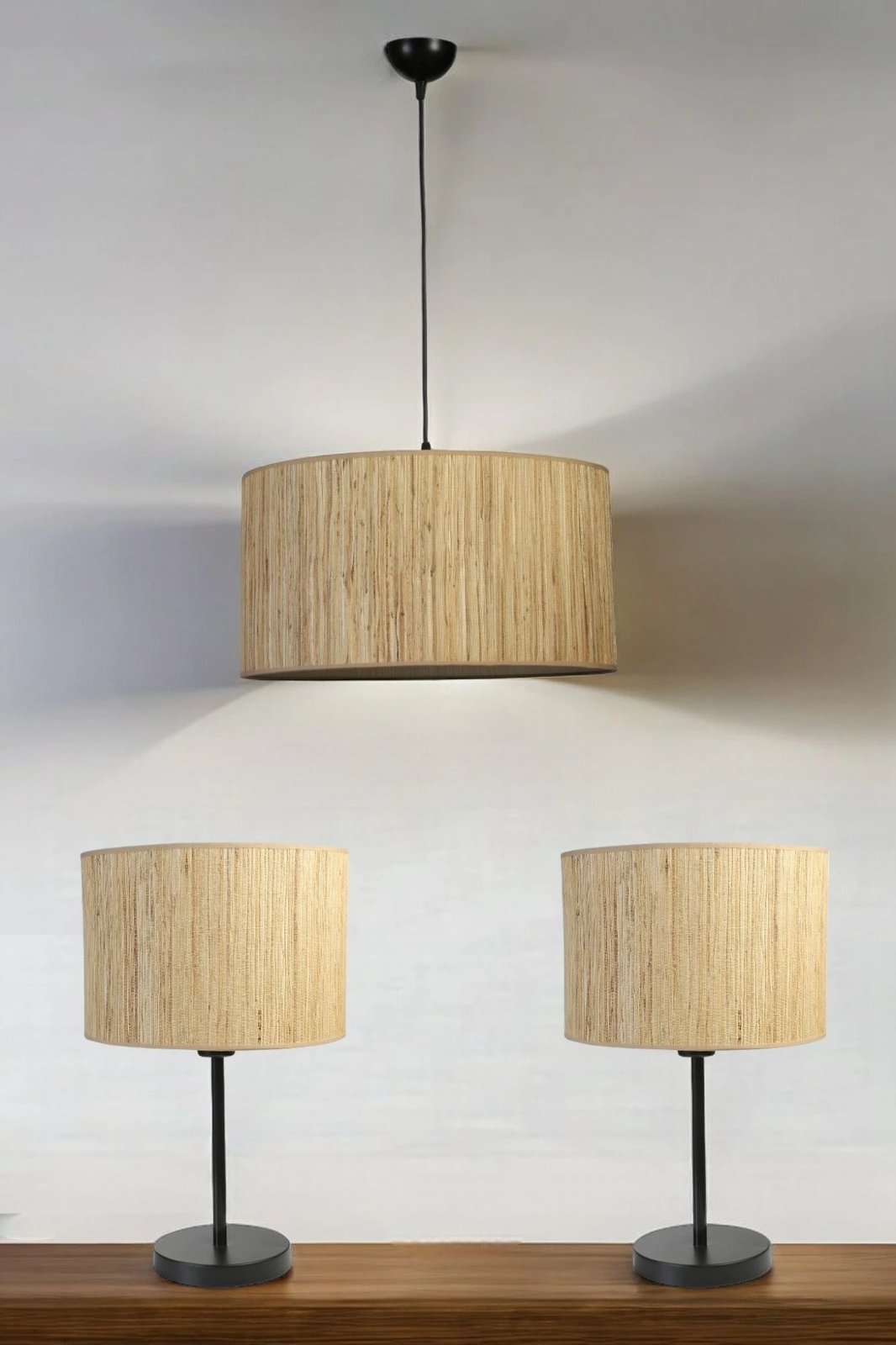 Set llambë tavani dhe llamba tavoline Opviq, 8870-9