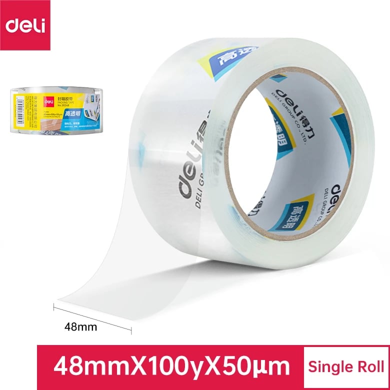 DELI SELLOTEJP 48MMX100YX50MI 30248 1/48