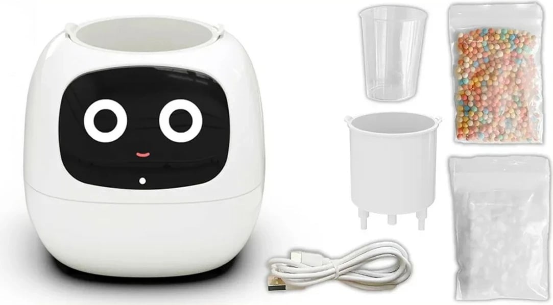 Vazo lulesh PlantsIO IVY, sistem vetë-ujitës, WiFi, e bardhë