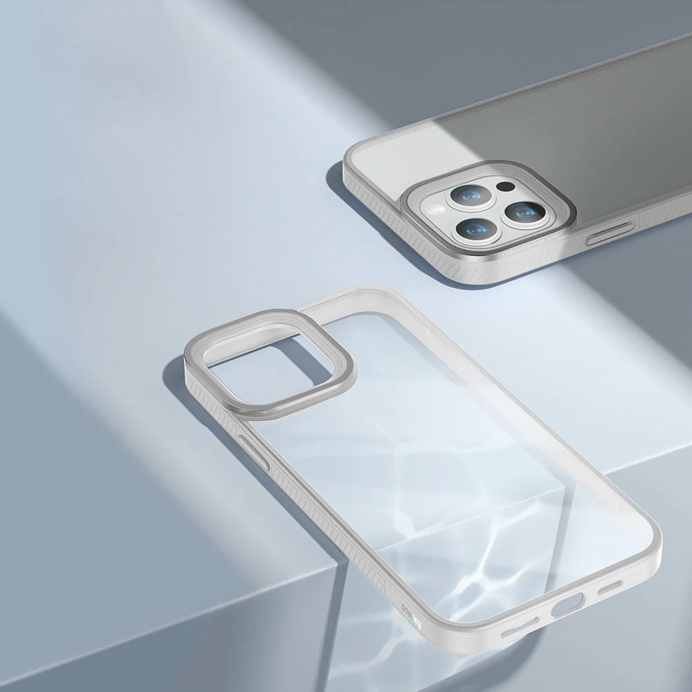 Mbështjellës Baseus Crystal Armor për iPhone 13 Pro, gri