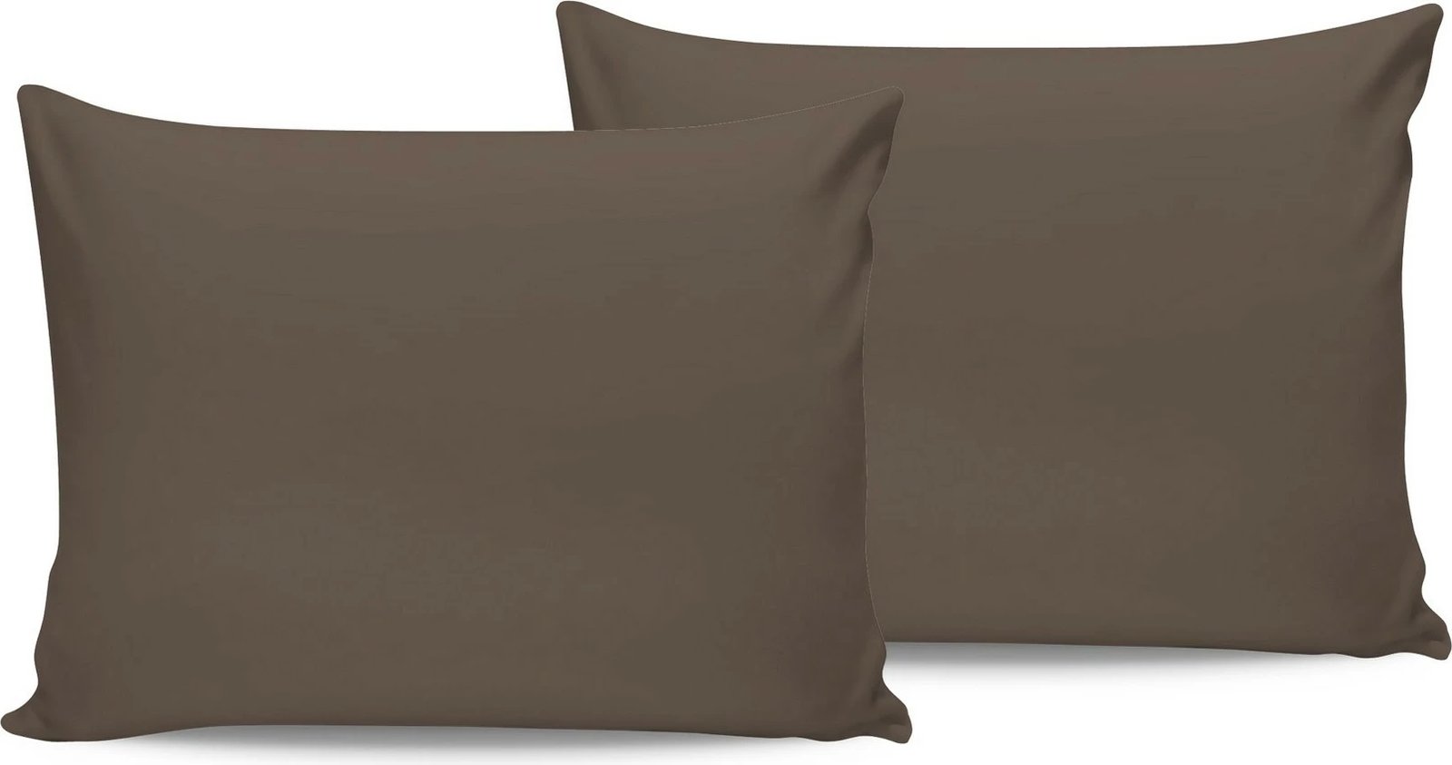 Set këllëfësh jastëku (2 copë), ngjyrë kafe, L'Essentiel Linge de Maison