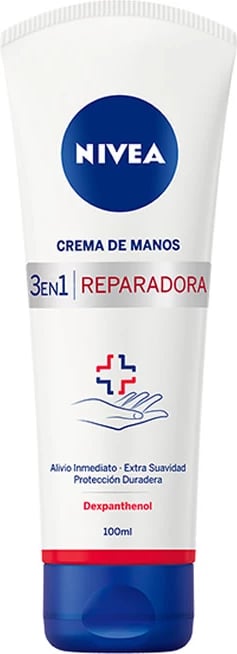 Krem për duar Nivea 3 në 1 Repair unisex 100ml Krem për duar Nivea 3 në 1 Repair unisex 100ml