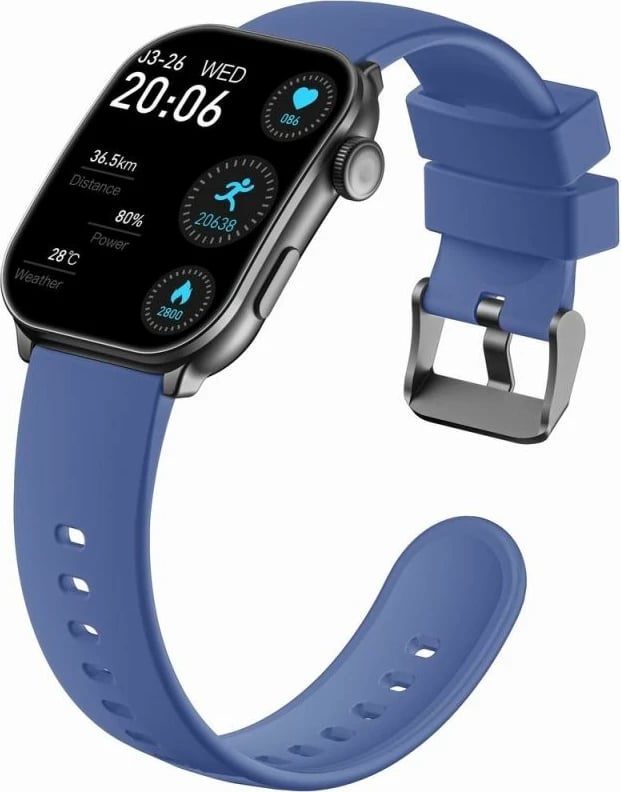 Smartwatch për meshkuj Gravity, zi