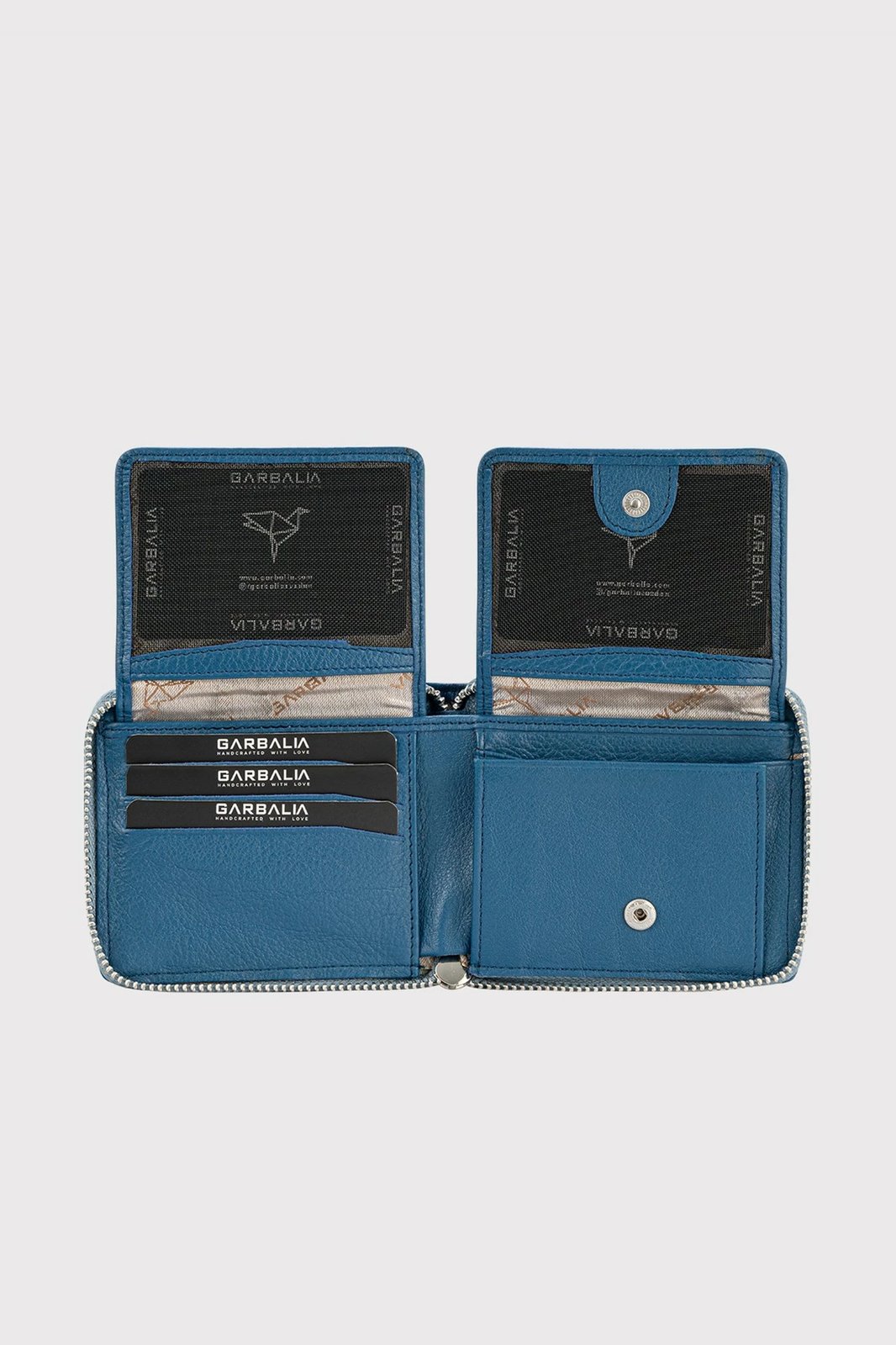 Portofol unisex, ngjyrë blu petrol, Zoozie Bags, Carole