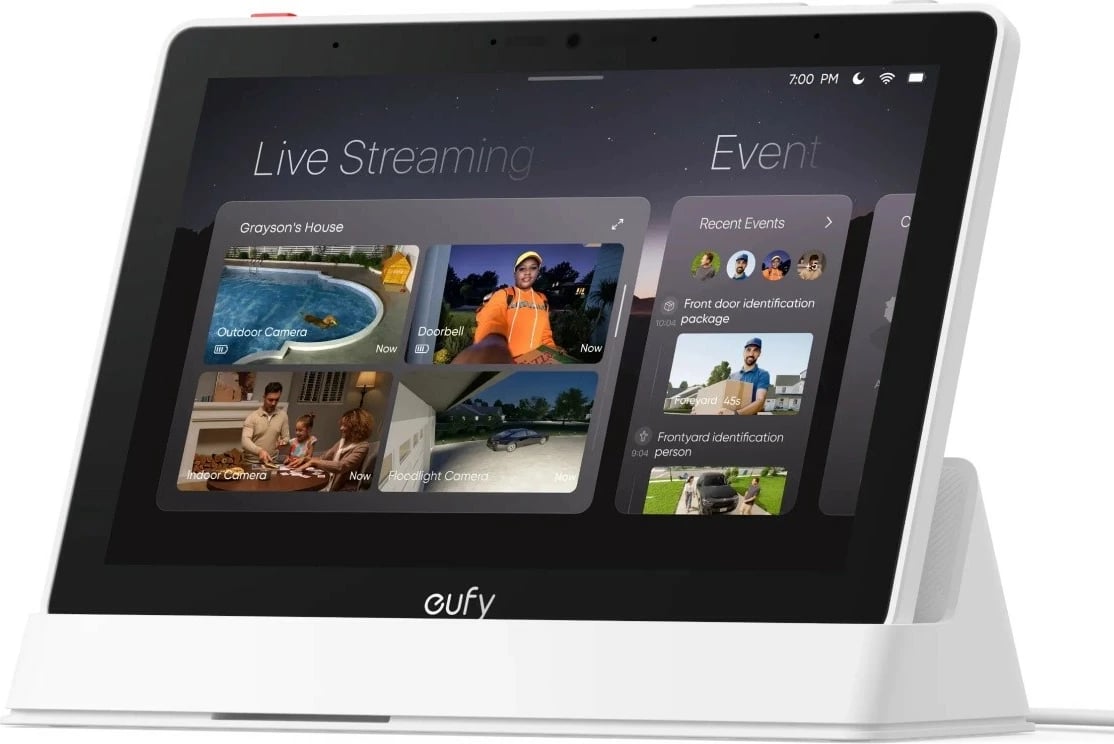 Smart display Anker E10 (T87A03W1) 8", 1280x800, microSD deri 512GB, bateri 4050 mAh, Black + White