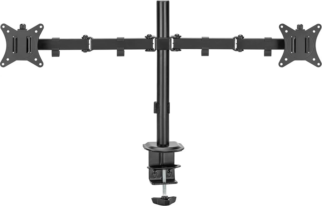 Mbajtës tavoline për 2 monitorë Maclean MC-754N, VESA 75x75 dhe 100x100, 17-32", i zi Mbajtës tavoline për 2 monitorë Maclean MC-754N, VESA 75x75 dhe 100x100, 17-32", i zi