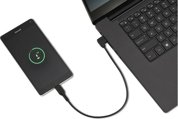 Kabllo USB-A në USB-C Kensington Charge & Sync, 5 copë, 0.327m, e zezë