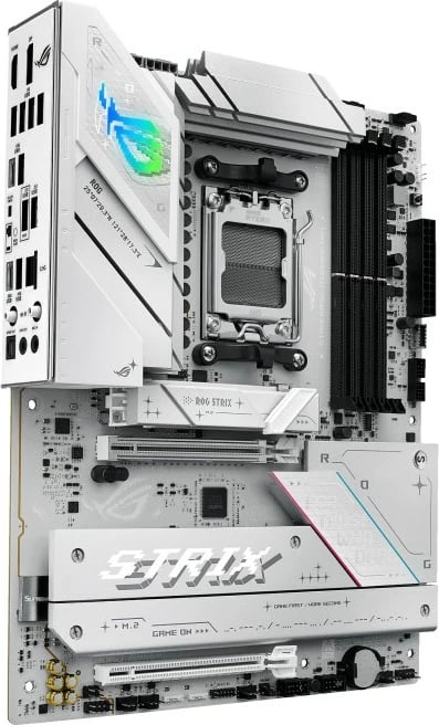 Pllakë amë Asus ROG STRIX B850-A GAMING WIFI, Socket AM5, ATX, WiFi 7, e bardhë Pllakë amë Asus ROG STRIX B850-A GAMING WIFI, Socket AM5, ATX, WiFi 7, e bardhë