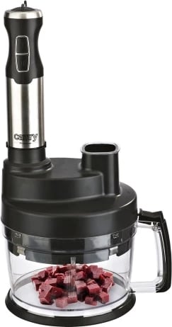 Blender dore set, Camry, CR 4623, 1600W Max, me rregullator shpejtësie dhe Turbo, me tas 2.0L, enë 600ml me kapak dhe grirës 400ml
