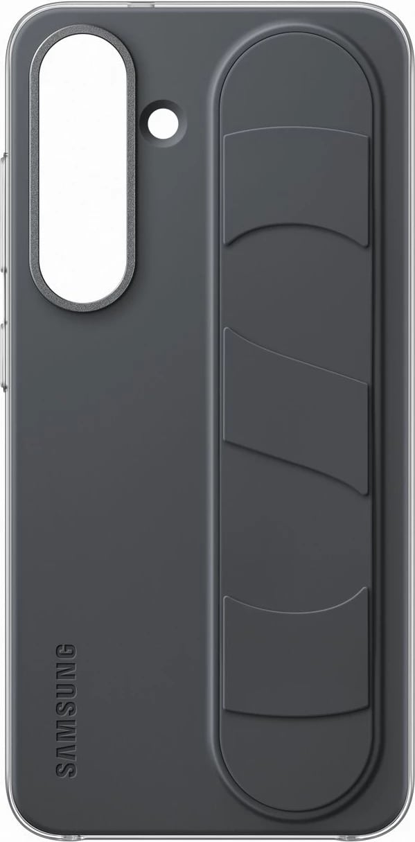 Mbështjellës Samsung EF-GS931CBEGWW për Galaxy S25, silikon, me dorezë dhe qëndrim, zi