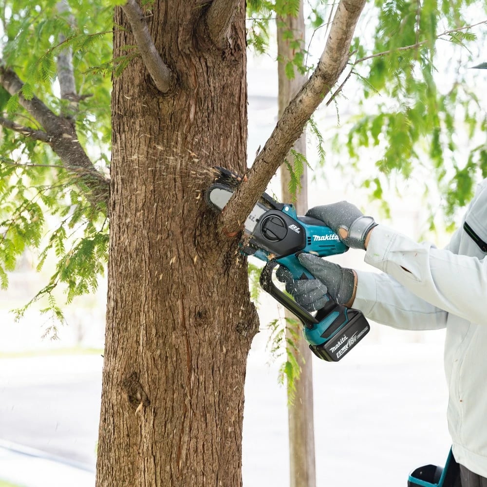 Sharrë elektrike Makita DUC101Z, 18V, 320W, 10cm, zi/kaltër