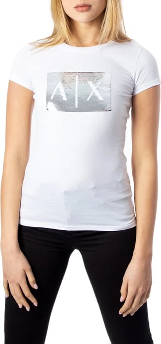 Maicë për femra Armani Exchange, e bardhë 