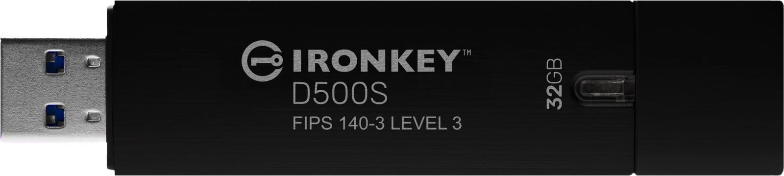 USB stick Kingston IronKey D500S 32GB, USB 3.2, i zi