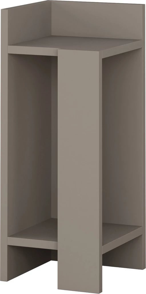 Komodinë anësore majtas Skye Decor, Elos, ngjyrë mocha e çelët