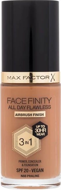 Fondatinë Max Factor Facefinity All Day Flawless për femra N88 Praline SPF20 30ml