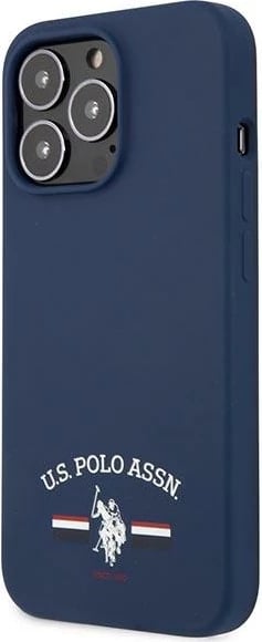 Mbështjellës U.S. Polo Assn. USHCP13XSFGV për iPhone 13 Pro Max 6.7", silikon, blu Mbështjellës U.S. Polo Assn. USHCP13XSFGV për iPhone 13 Pro Max 6.7", silikon, blu