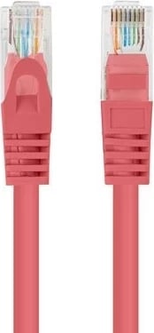 Patchkabel Lanberg Cat.6 UTP 1.5m, e kuqe, 10 copë
