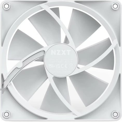 Ventilator NZXT F140 RGB 140mm, i bardhë