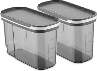 Set kuti për ruajtje (2 copë), Hermia, BNMSRGAR02-12, ngjyrë antracit