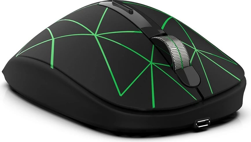Maus wireless Inca IWM-551, 1600 DPI, USB-C, i zi me gjelbër