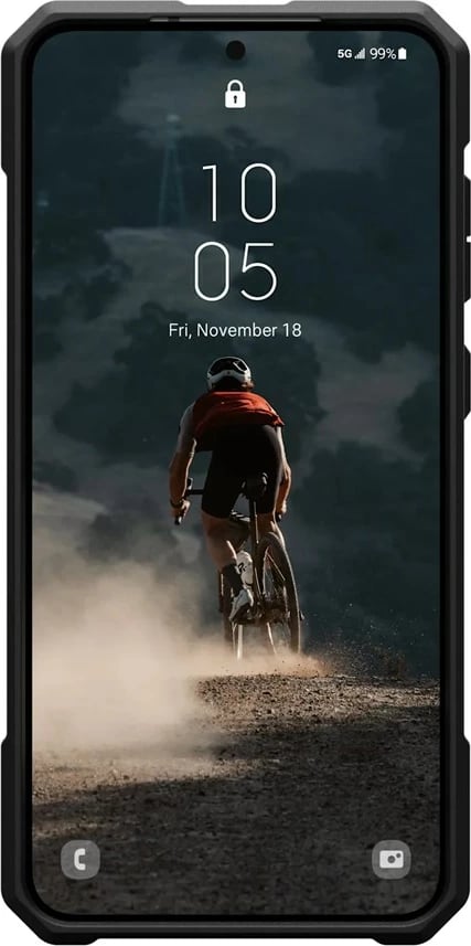 Mbështjellës Urban Armor Gear Monarch Pro për Samsung, 6.7", Polikarbonat, Zi