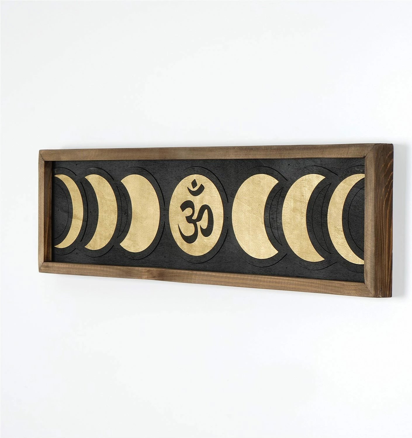 Aksesor dekorativ prej druri për mur, Wallity, ART057