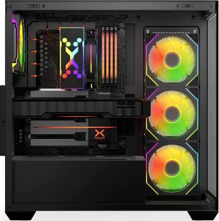 Kasë KRUX EXO KRXD004, e zezë Kasë KRUX EXO KRXD004, e zezë