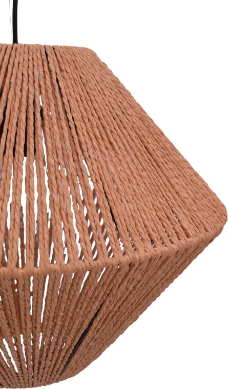 Dritë tavani Palmo Inart E27 litar ngjyrë natyrale D40x32cm Dritë tavani Palmo Inart E27 litar ngjyrë natyrale D40x32cm