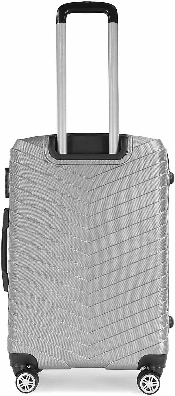 Valixhe udhëtimi mesatare, ngjyrë argjendi, Wexta Wx-1001, Zoozie Bags