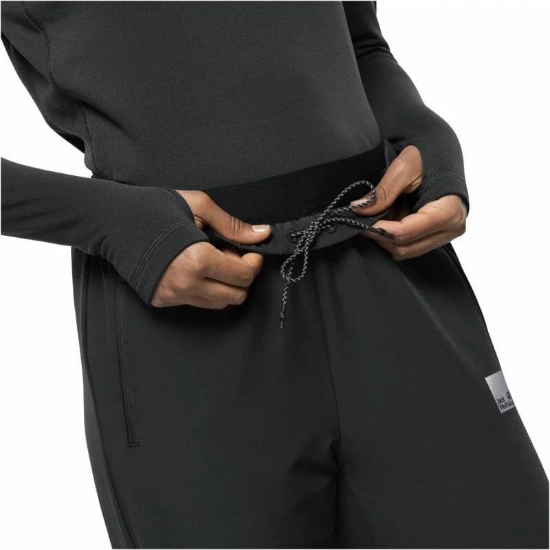 Pantallona për femra Jack Wolfskin, të zeza