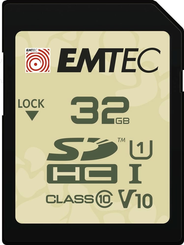 Kartelë memorie EMTEC SDHC 32GB, Class 10, UHS-I, V10, 90MB/s, Outdoor