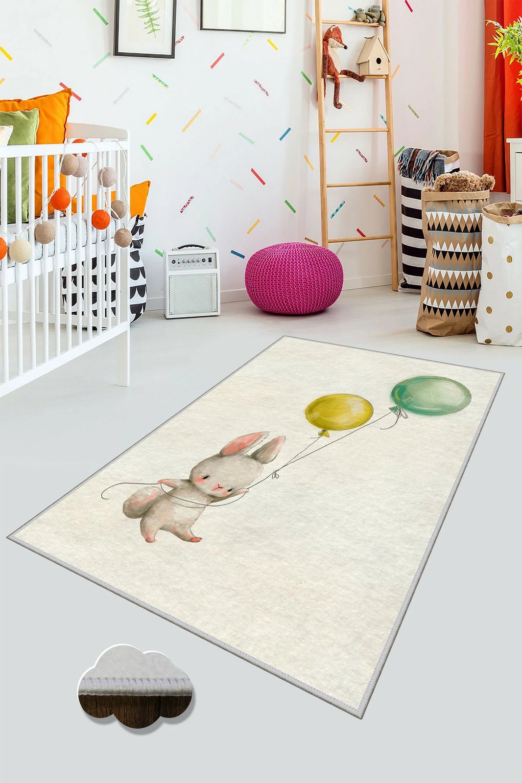 Qilim (60x100) Conceptum Hypnose, WOOKECE011, shumëngjyrësh