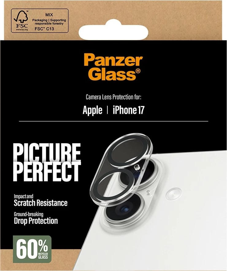Mbrojtës lentash PanzerGlass PicturePerfect për iPhone 17