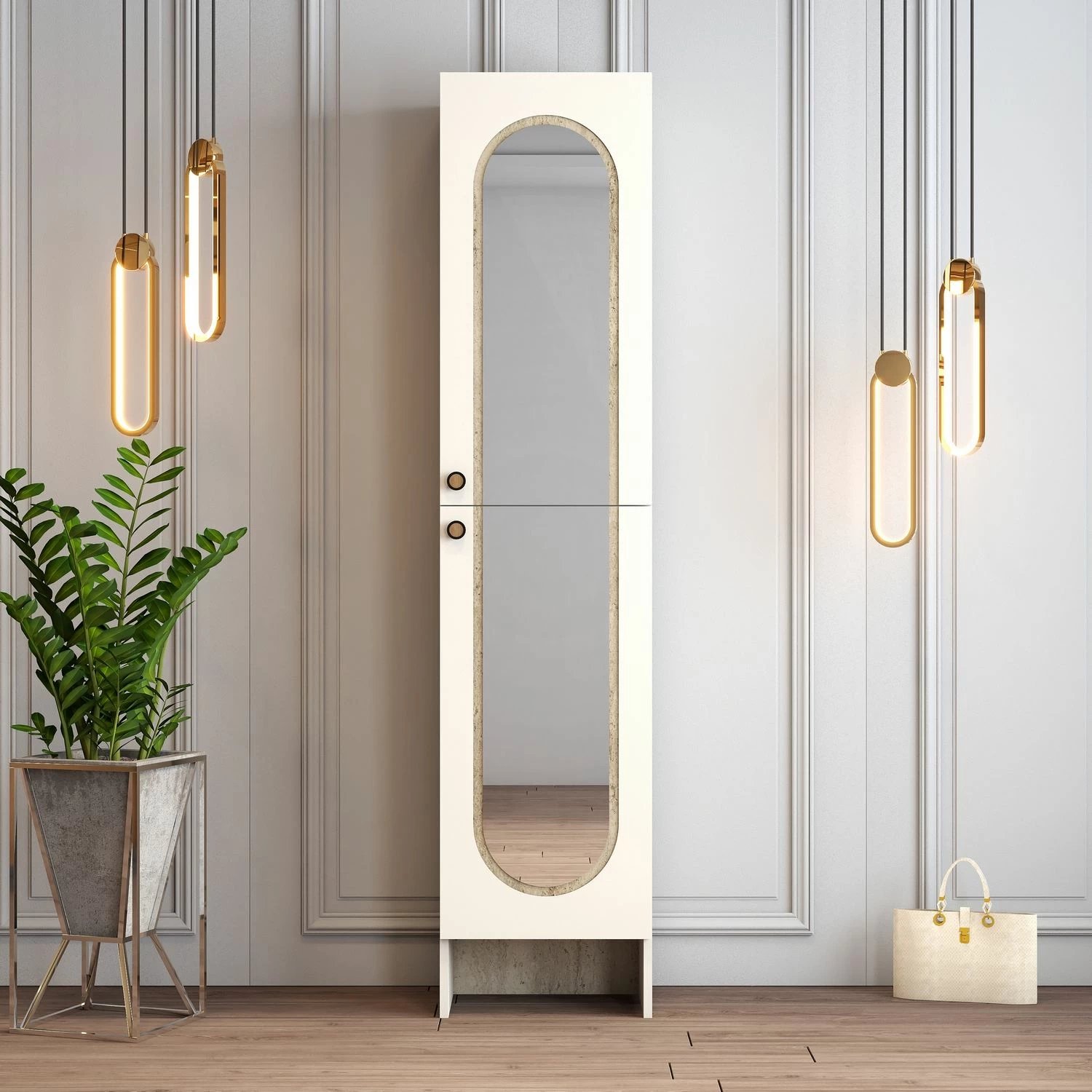 Stendë korridori Skye Decor, Palermo M, krem-travertin