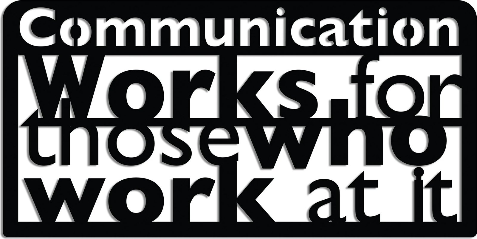 Aksesor dekorativ metalik për mur, Wallity, Communication