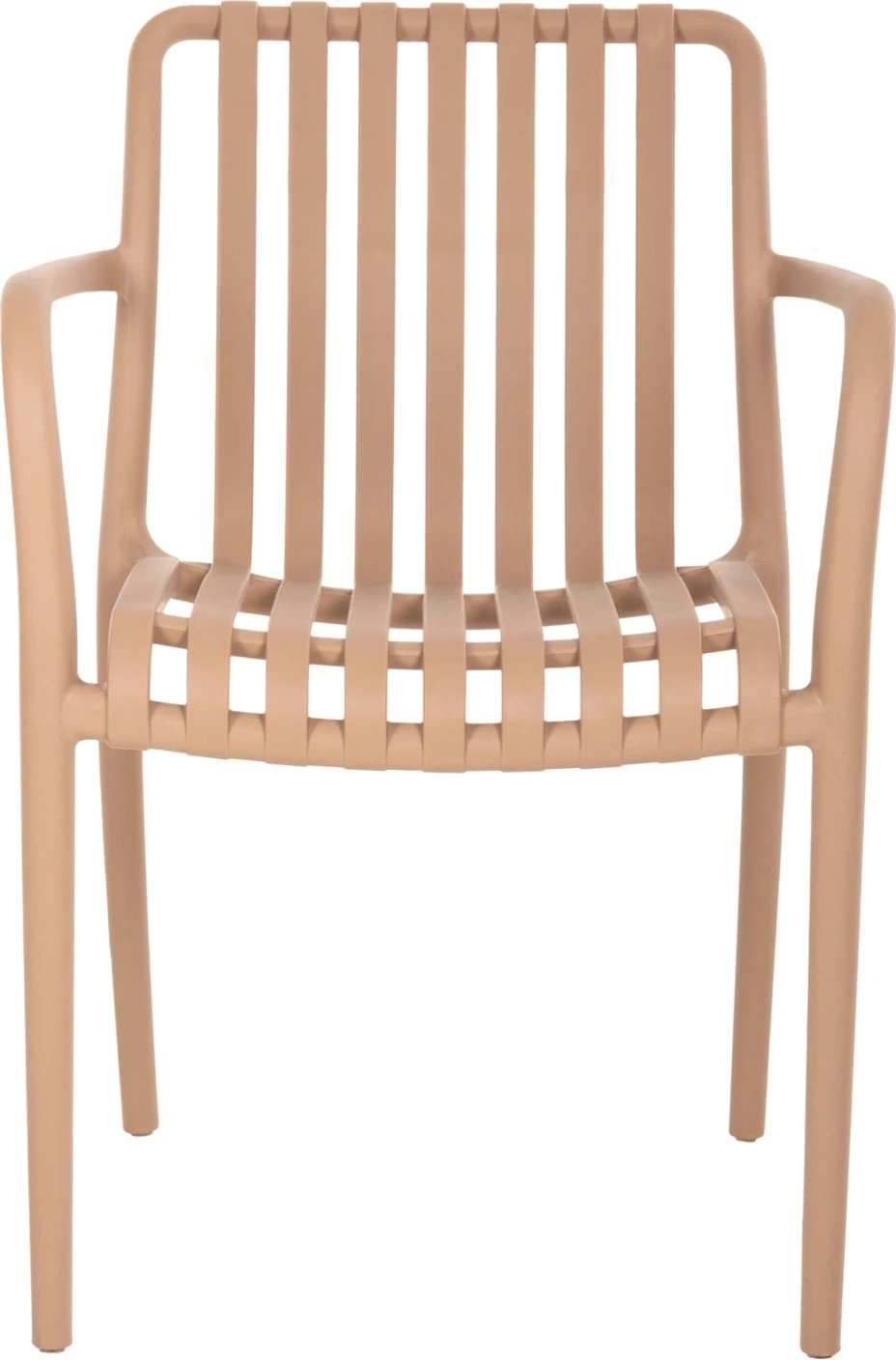 Karrige me krahë polipropileni TIPPY FH5940.03, ngjyrë kapuçino, 55x55x81H cm