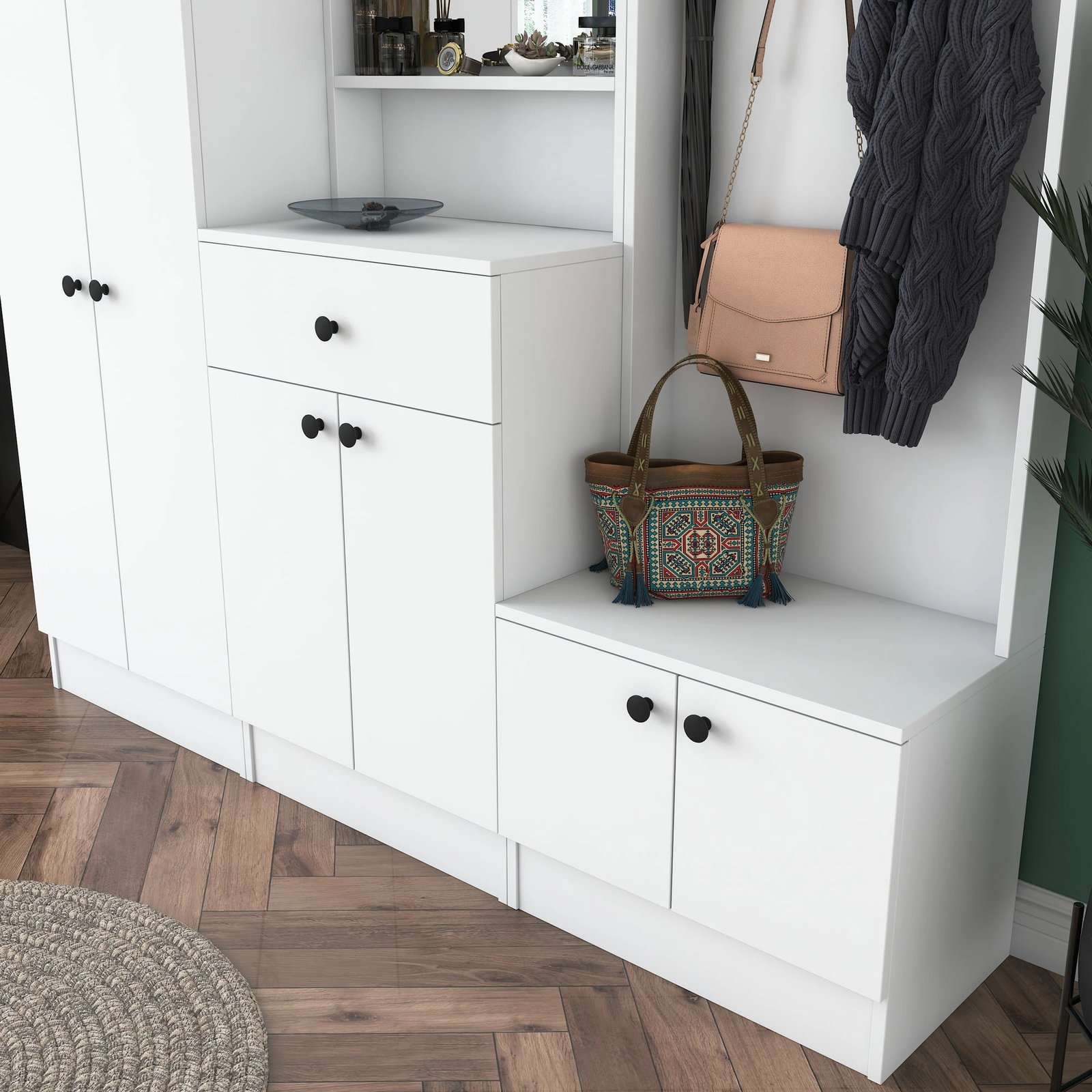 Stendë korridori Hanah Home, M2 - 1558, e bardhë