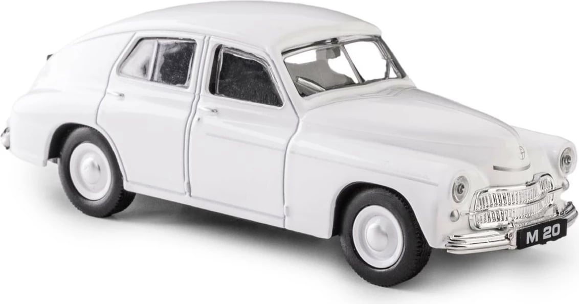 Makine lodër Daffi PRL Warsaw M20, model K-592, shkallë 1:43, e bardhë