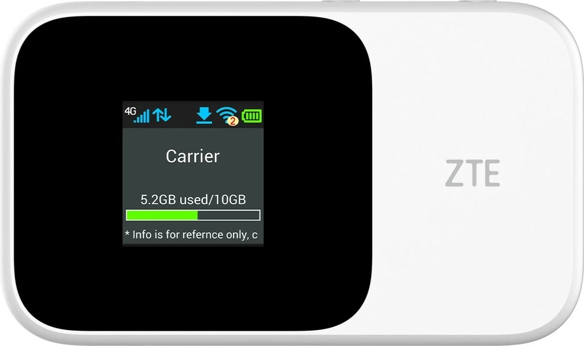 Router portabël ZTE MF986D, LTE Kat 12, i bardhë