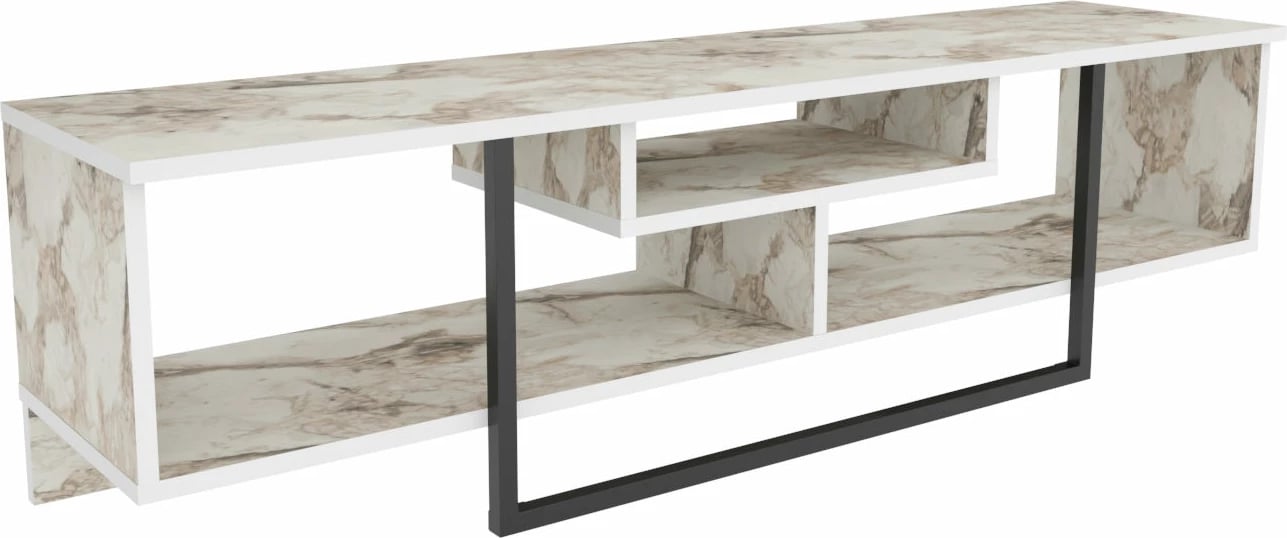 Komodë për TV Skye Decor, Asal 150, e zezë, Ephesus