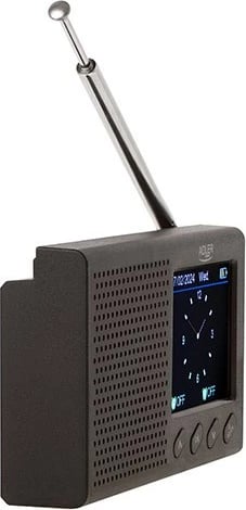 Radio portative, Adler AD1198, Bluetooth 5.0, FM RDS 20 preset, altoparlant 3W, ekran me ngjyra, e zezë