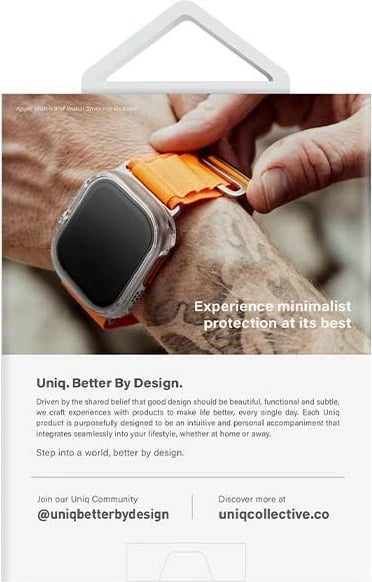 Mbështjellës UNIQ Garde për Apple Watch Ultra 49 mm, Gri