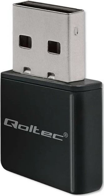 Adapter NANO WiFi Qoltec 56986, Standard N, USB2.0, 300Mbps