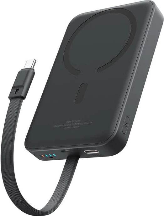 Powerbank Baseus Mini 10000mAh 30W, wireless, Bayern Edition, e zezë