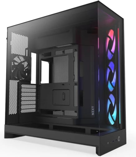 Kasë kompjuteri NZXT H9 Flow RGB (CM-H92FB-R1), e zezë