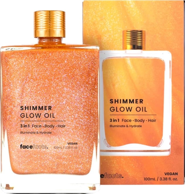 Face Facts 3in1 Shimmer Glow Oil - 100ml