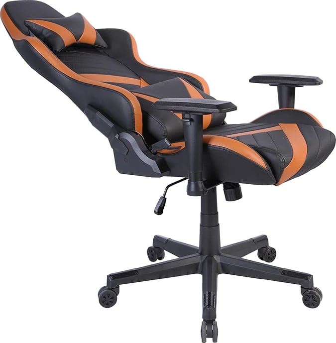 Karrige gaming Dyskord, ngjyrë e zezë-kamel, 50x74x137