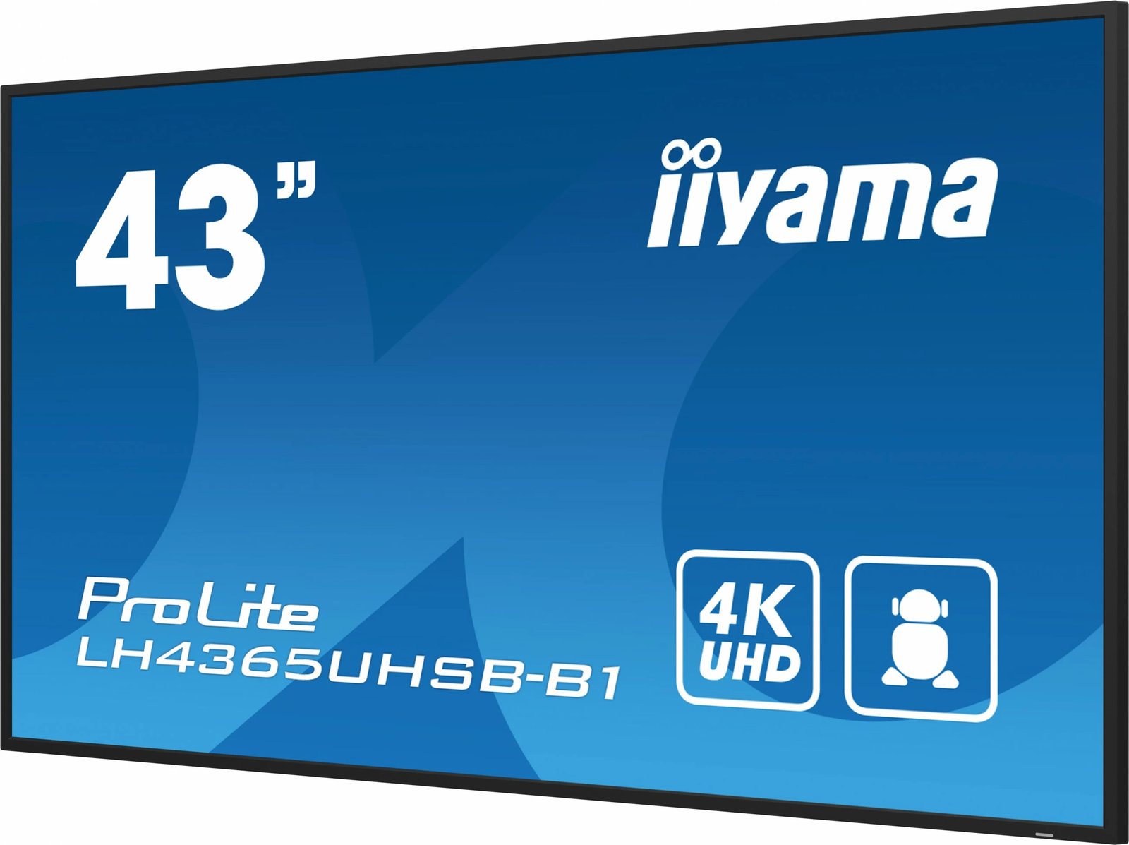 Monitor iiyama ProLite LH4365UHSB-B1, 43 inç, 4K Ultra HD, LED, Wi-Fi, zi