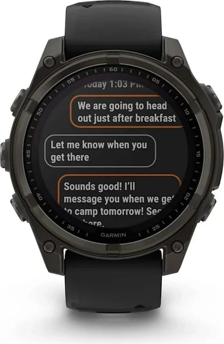 Smartwatch Garmin fenix 8, 51 mm, 32 GB, Titanium, i zi